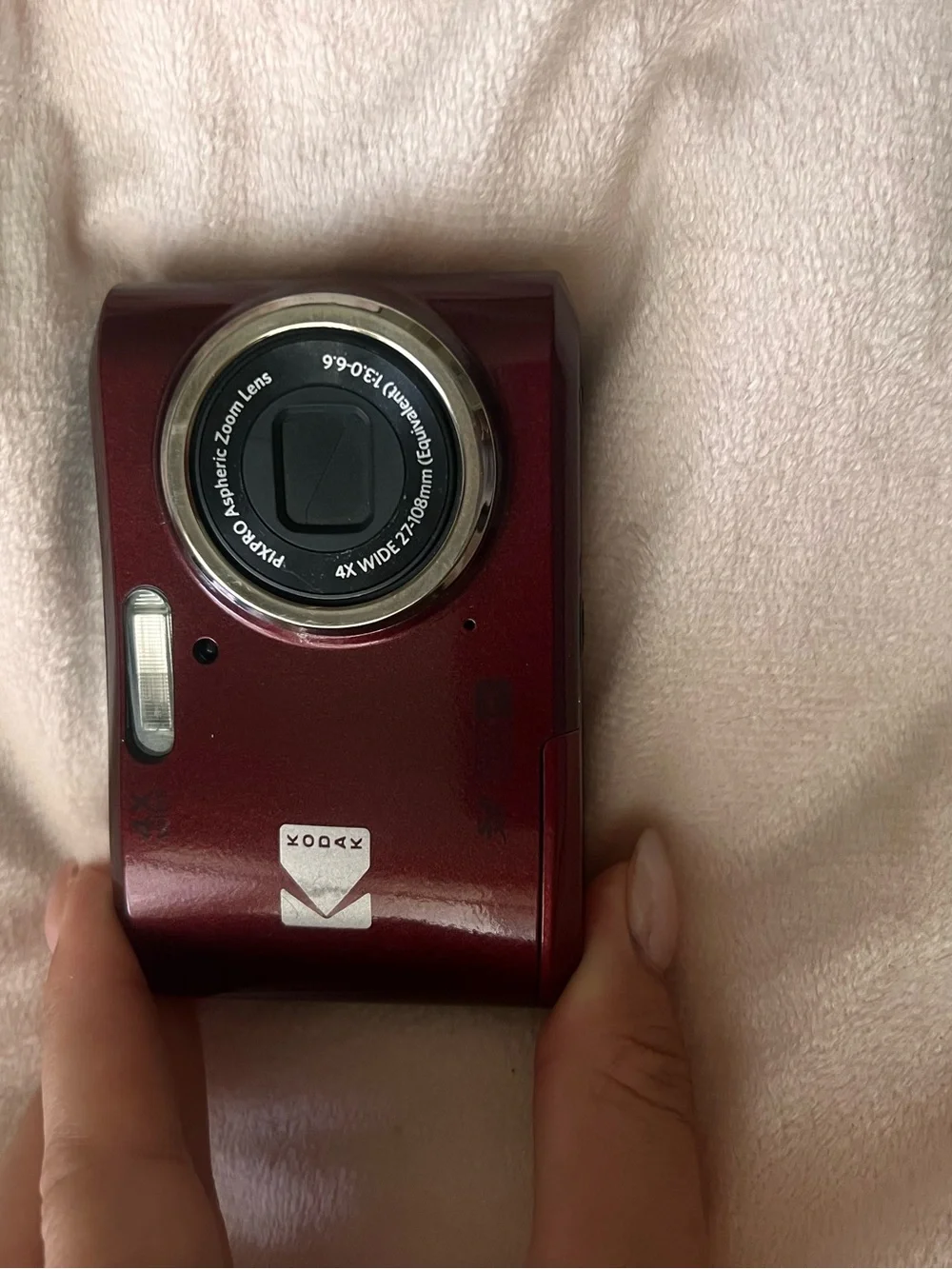 Kodak Red Compact Digital Camera - Pocketable Point & Shoot